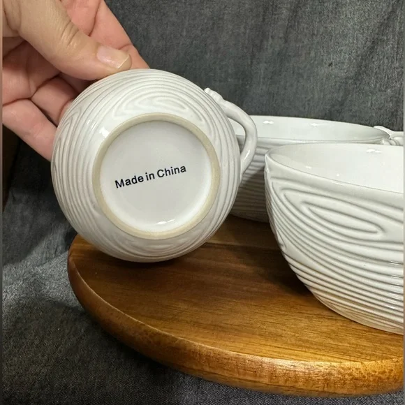 White Ceramic Bowls Set Temptations - Picture 13 of 13